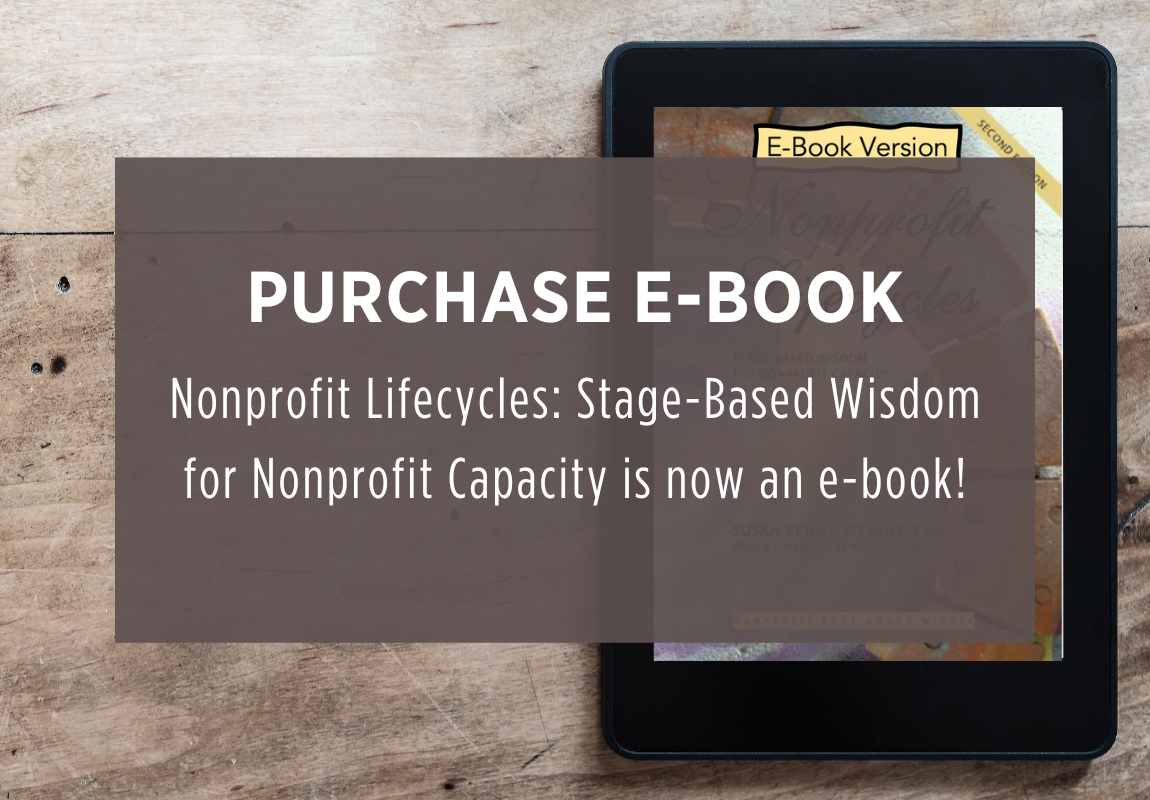 Purchase ebook of Nonprofit Lifecycles: Stage-based wisdom for nonprofit capacity
