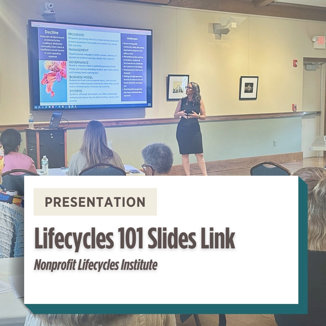 Lifecycles 101 Slides Link