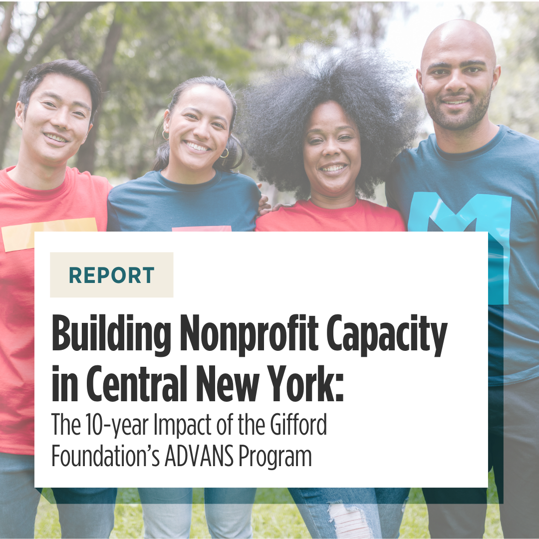 Nonprofit Capacity building in central New York