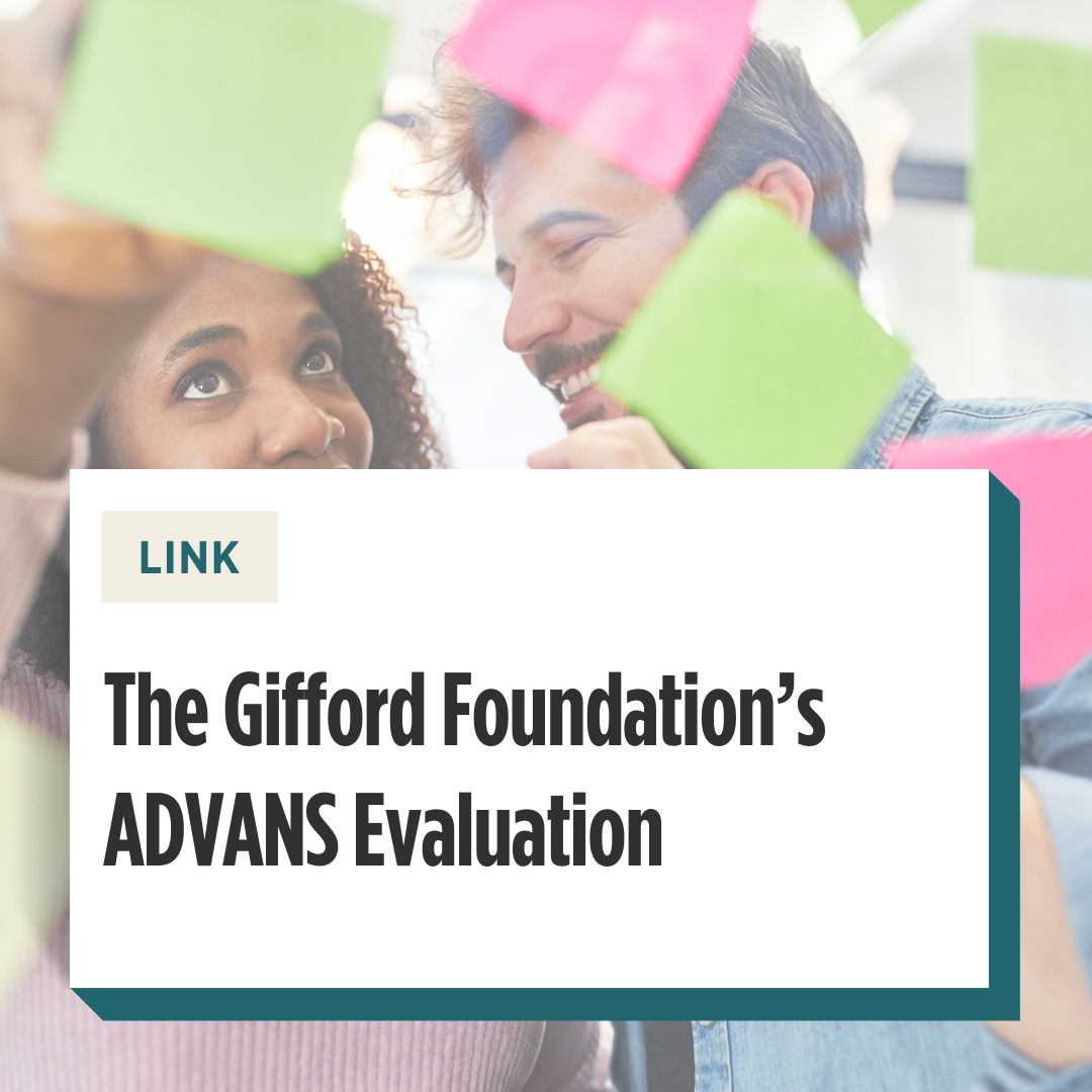 Link to Gifford Foundation evaluation