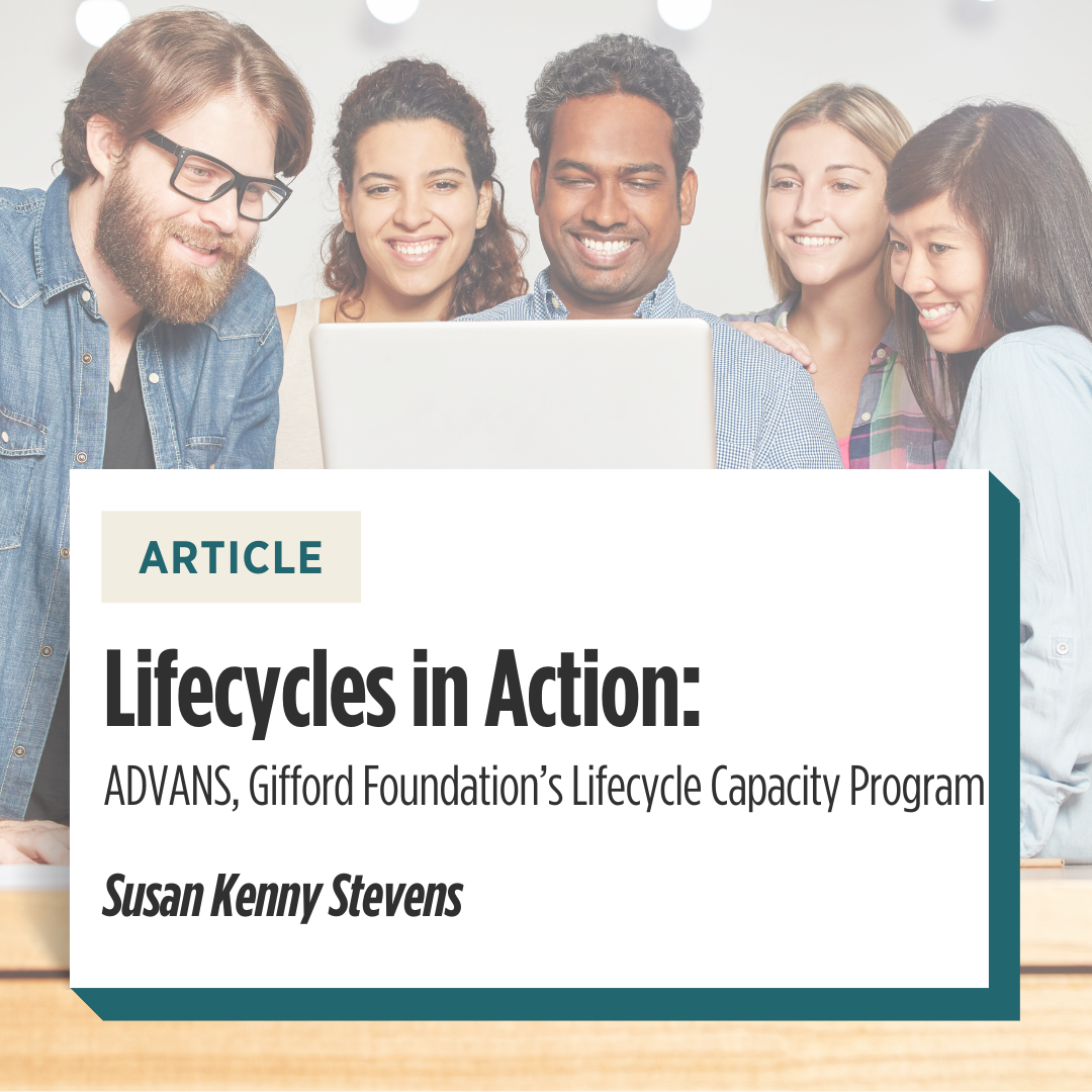 Advans, a nonprofit lifecycles and capacity building program 