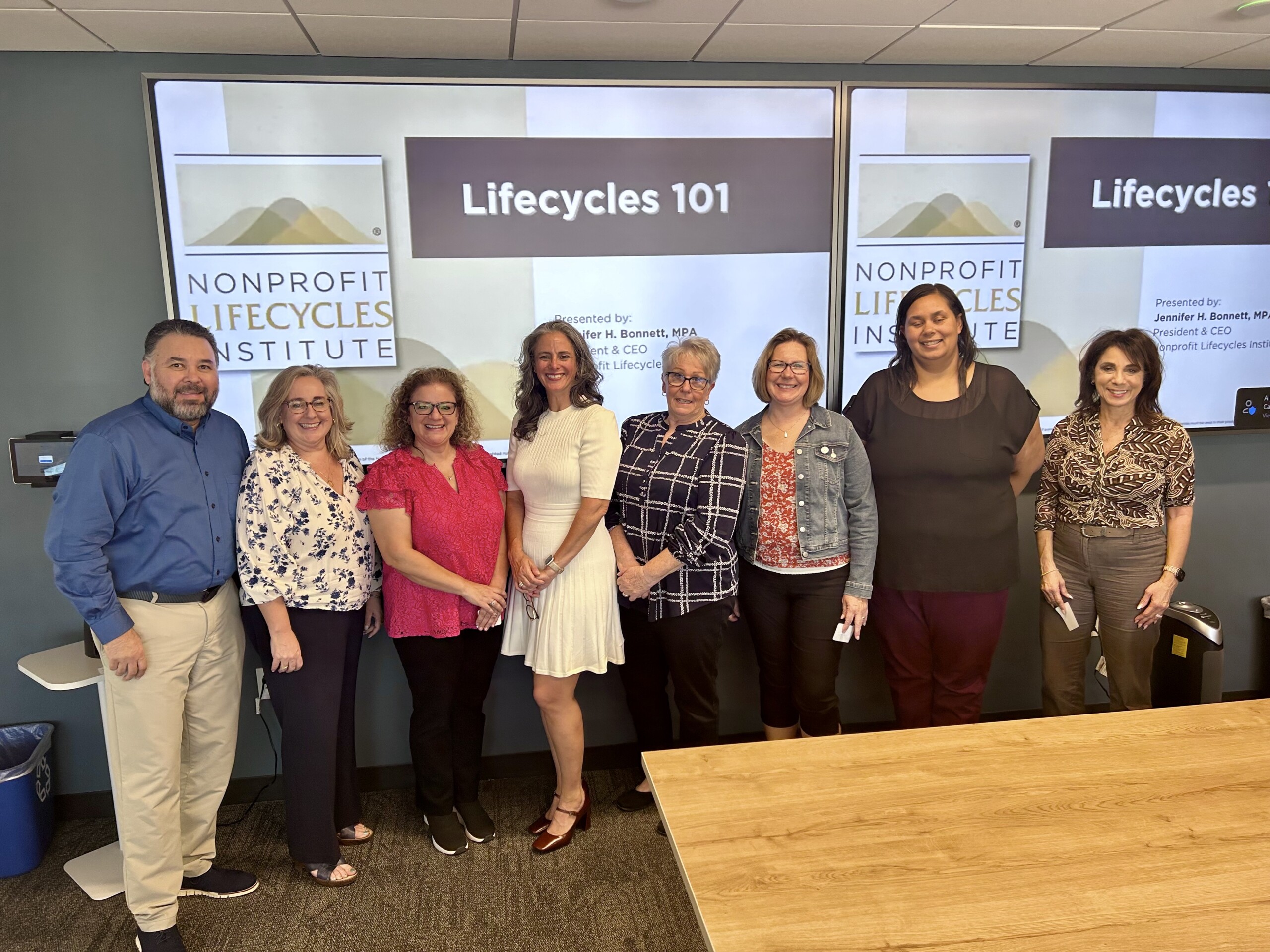 Nonprofit's completing workshop